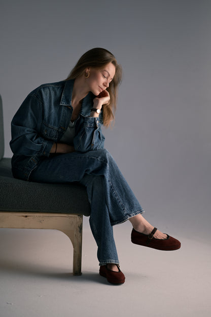 Mary Jane Del Sol - Burgundy Relic
